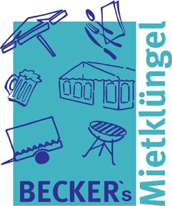BECKERs Mietklngel, Zeltverleih, Mietmbel, Geschirrverleih